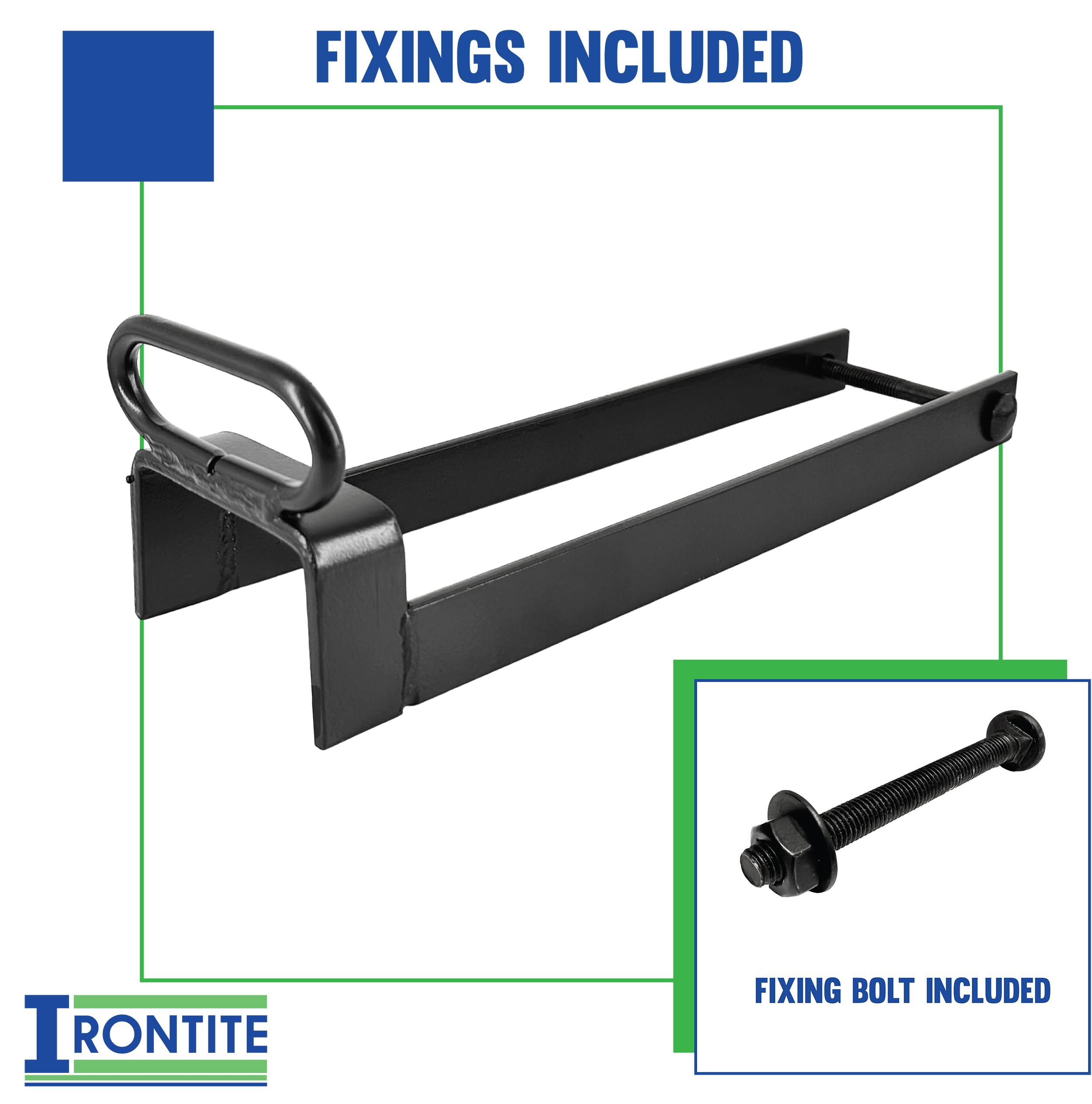 IRONTITE® Heavy Duty Gate Latch for Wooden Gates 3" Wide Gate, Driveway, Farm and Field Gate Lock, Gate Catch - Image 2