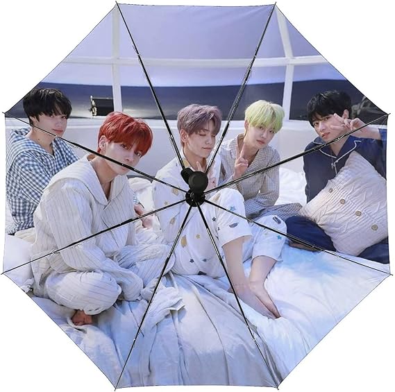 Amazon Txtヨンジュン 折りたたみ傘 軽量 ボムギュ テヒョンワンタッチ自動開閉折り畳み傘 折りたたみ傘 8本骨 大きい折りたたみ傘メンズ スビン ヒュニンカイ 韓国 人気 ハンサム アイドル 写真ブラック 折りたたみ傘 レディース 男子日傘 台風対応 梅雨対策 耐強風 超