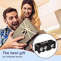 Vista 7 de Lyreh Moldeador de punta de taco de billar 10 en 1, kit de herramientas de reparación de palos de punta de taco de billar, accesorios que incluyen