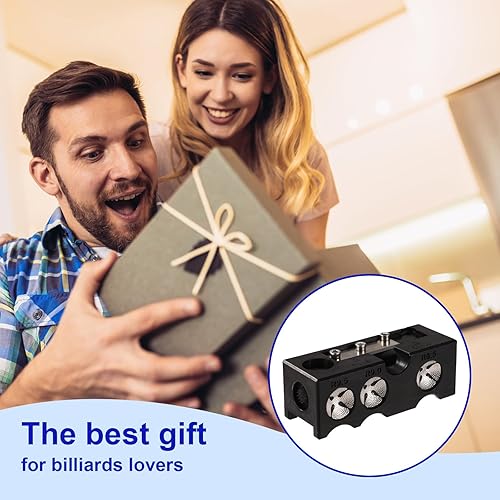 Miniatura 7 de Moldeador de punta de taco de billar 10 en 1, kit de herramientas de reparación de palos de punta de taco de billar, accesorios que incluyen tijeras