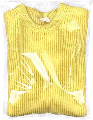 Miniatura 5 de Bolsas de plástico de celofán resellables transparentes autoadhesivas para embalaje de camisas, ropa y productos, 100 bolsas de celofán