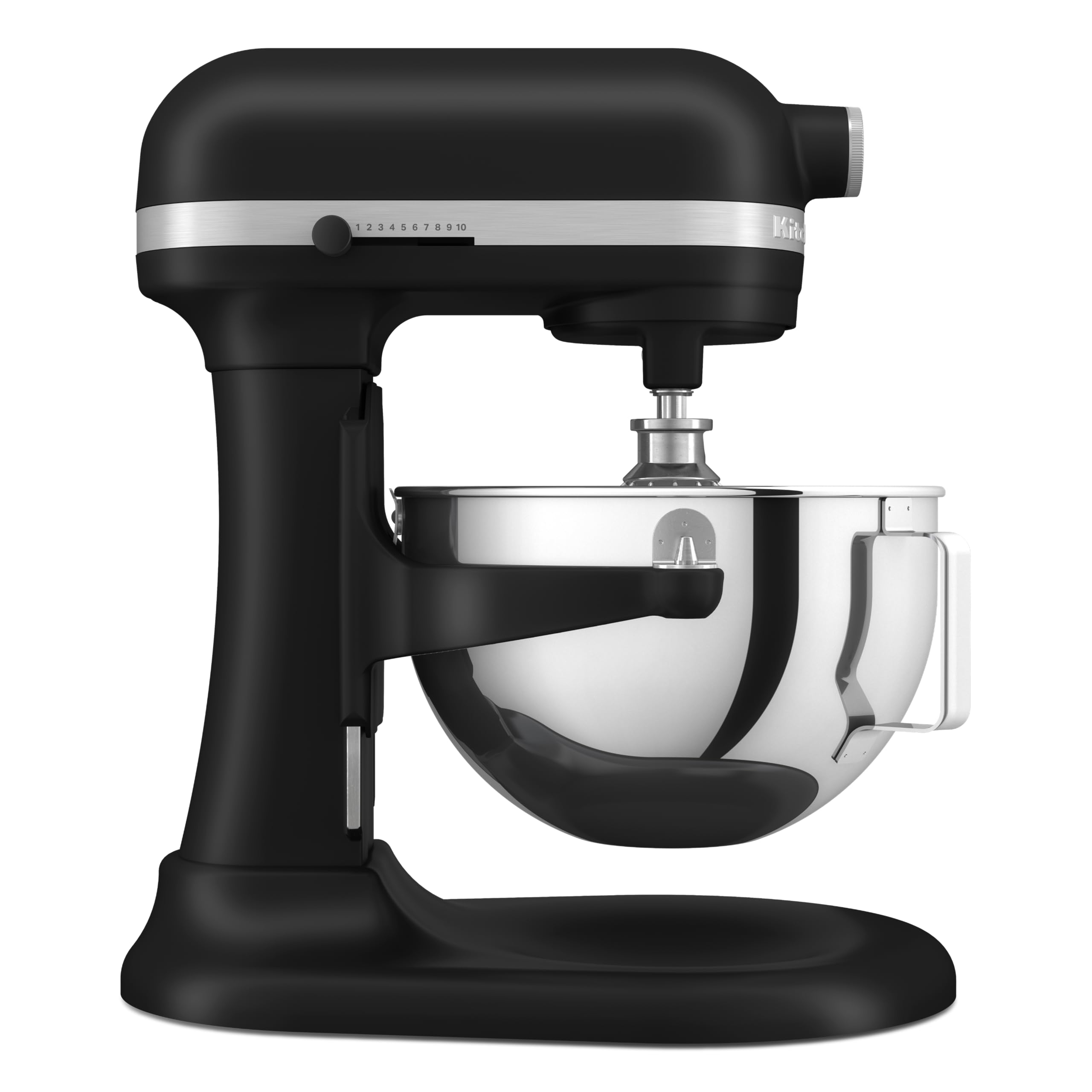 KitchenAid Robot Pâtissier Heavy Duty 5.2L, Corps & Engrenages Tout Métal, 11 Vitesses, Flex Edge, 67 Points de Contact, Noir Mat