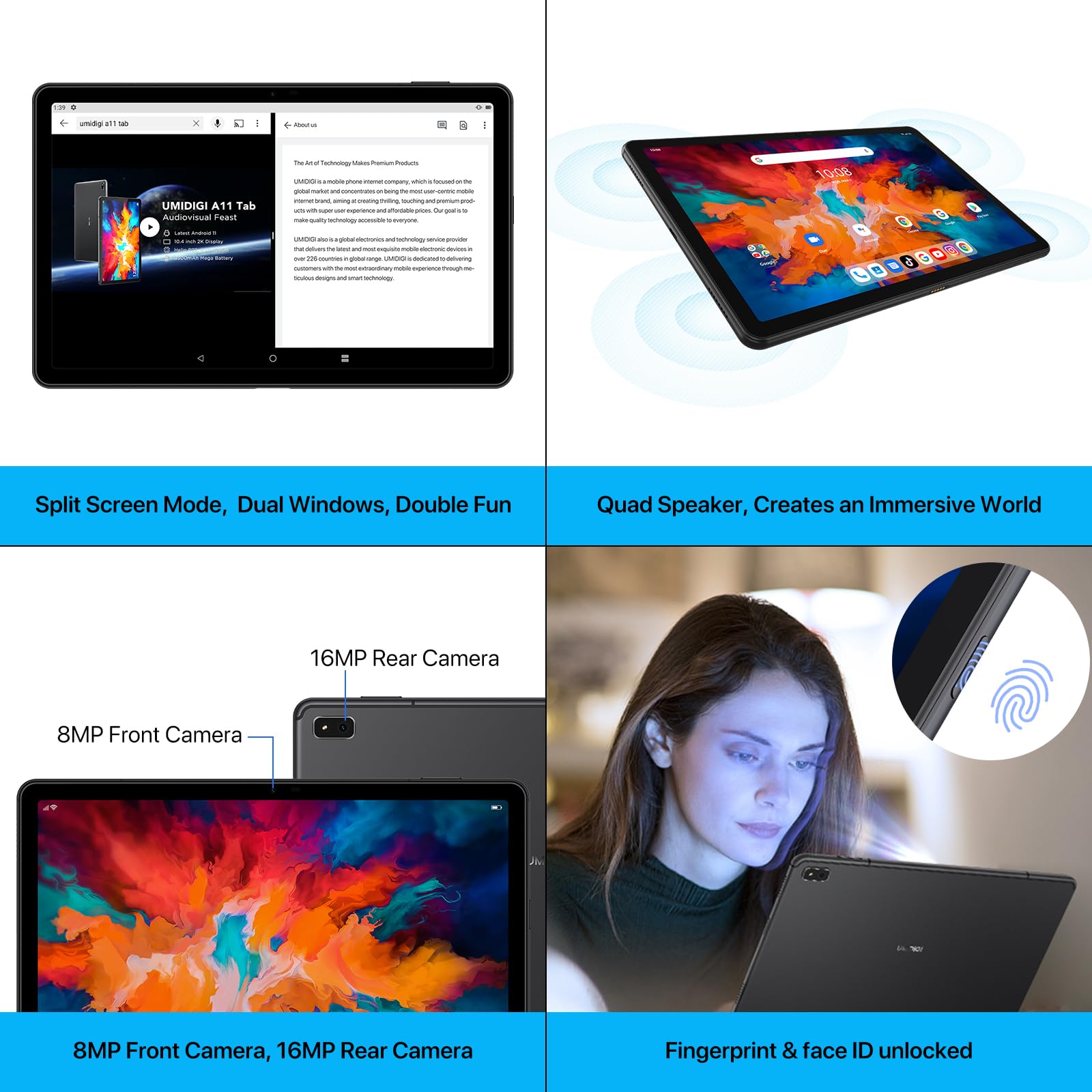 Amazon.com : UMIDIGI A11 Tablet PC, 10.4 inch 2000 FullView Tablet