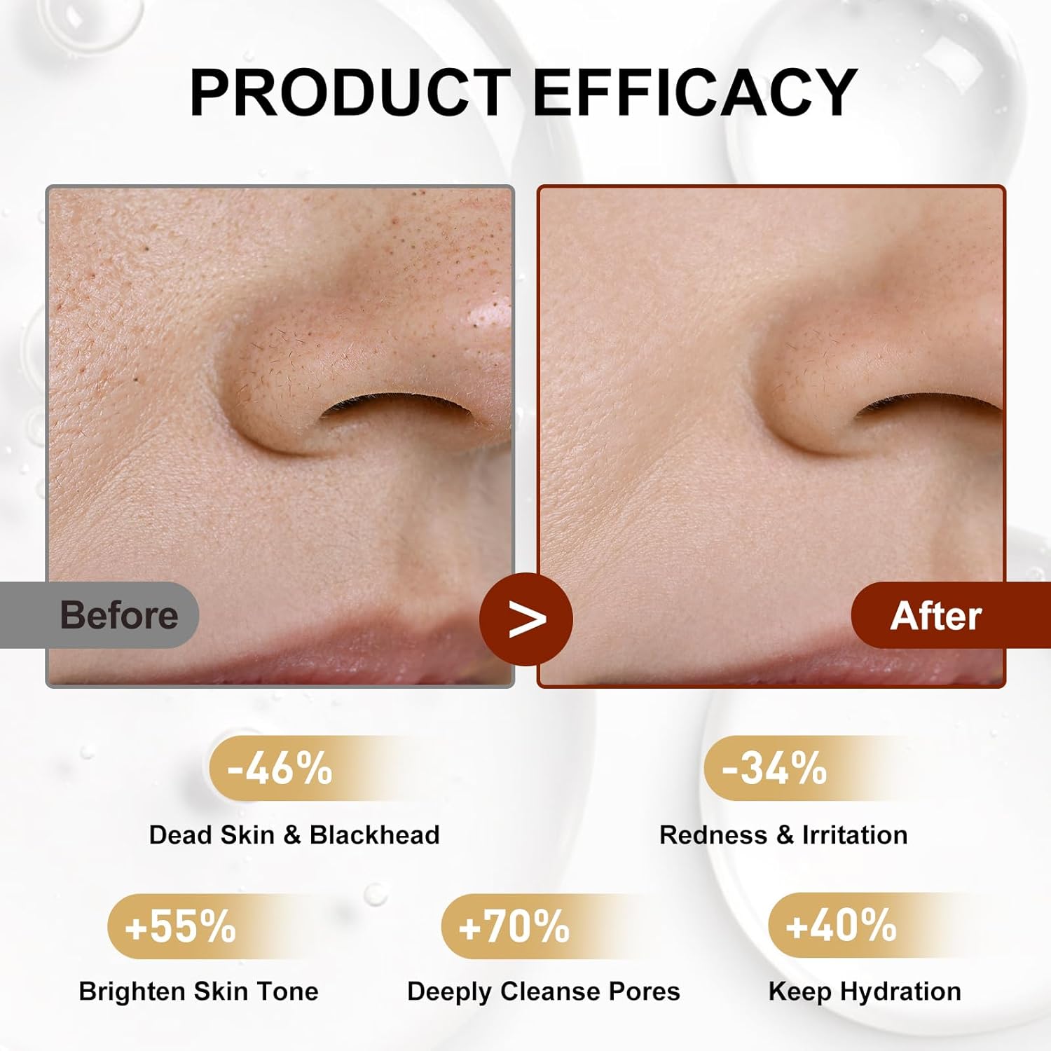 Peel Shot Glow White Rice Ampoule with Niacinamide – Brightening Exfoliating Serum for Face & Body, Hydrating Pore Refining Skin Care, Deep Cleanse & Glow Booster for Dull Uneven Skin, 2.71 fl oz - Image 2