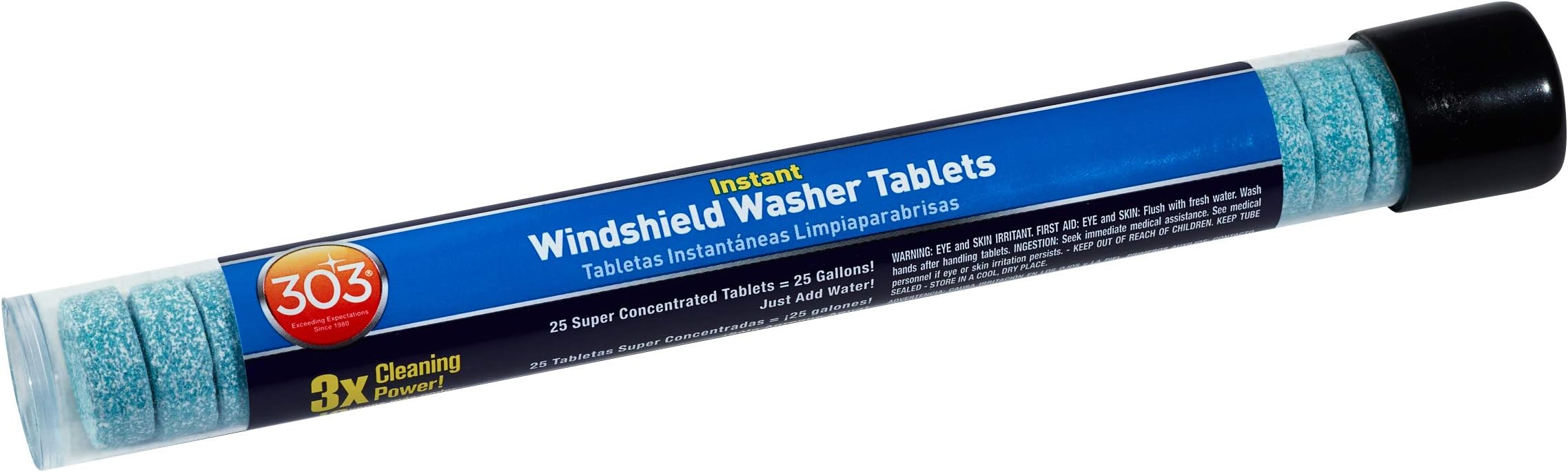 303 (230395-100PK) Instant Windshield Washer, 25 Tablet (Pack of 100)