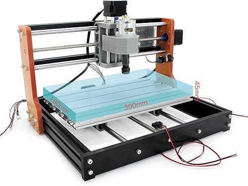 Miniatura 3 de RATTMMOTOR Actualización 3018 PRO CNC Kit de máquina de enrutador de madera 3 ejes GRBL DIY Mini CNC grabador fresadora+controlador fuera de