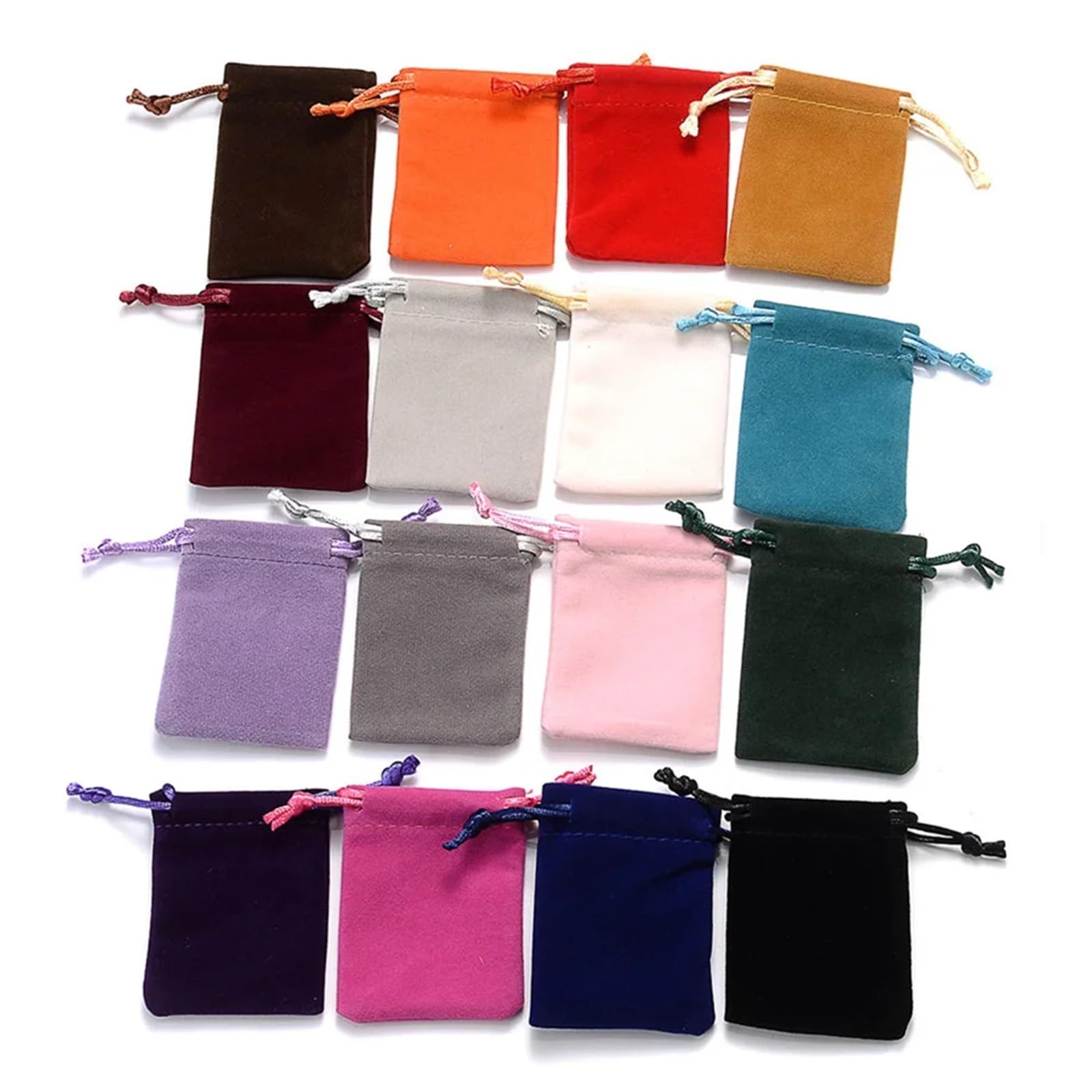Schmuckbeutel 100 Teile/los Kordelzug Samt Beutel 7x9cm Beutel Kleine Größe Schmuck Geschenk Display Verpackung Taschen Können Angepasst Werden