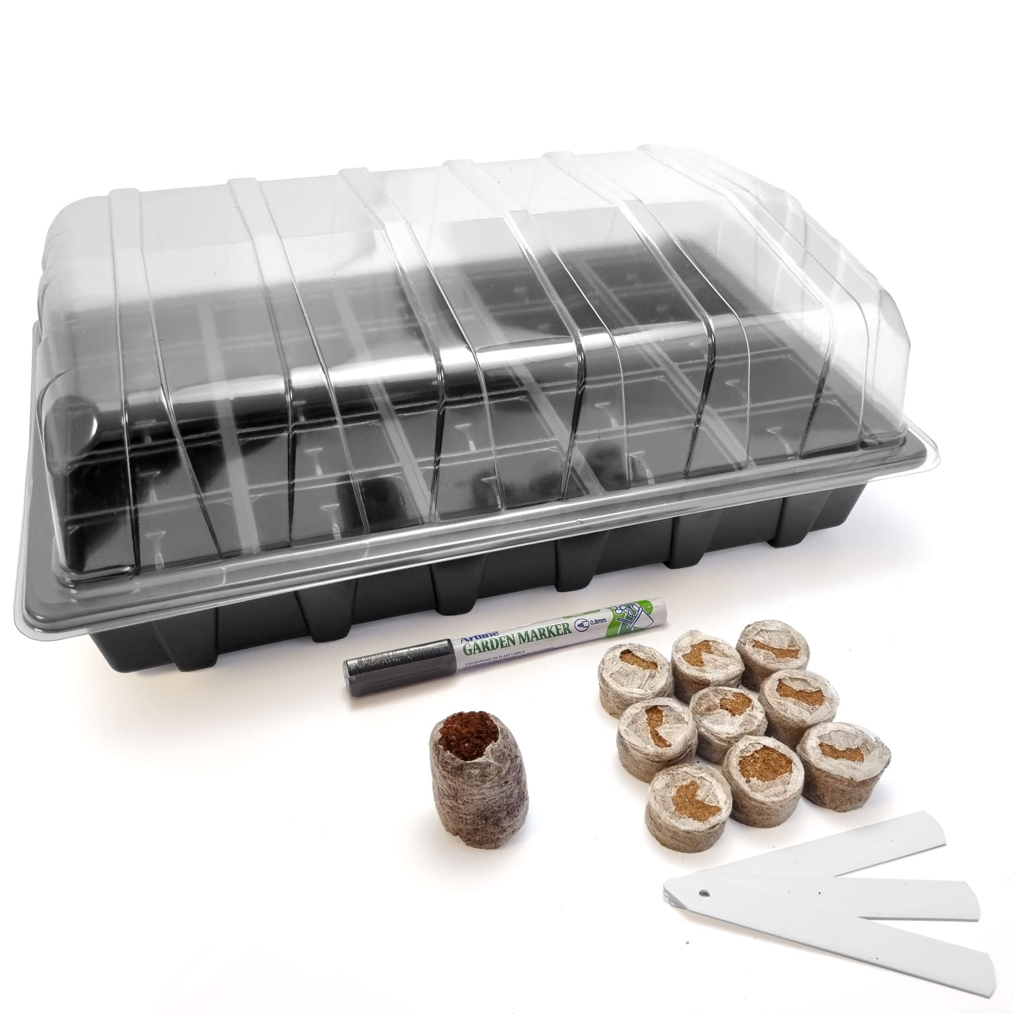 Buy Elixir Gardens Seed Propagator Kit with 50 Jiffy Coir Pellets, 1