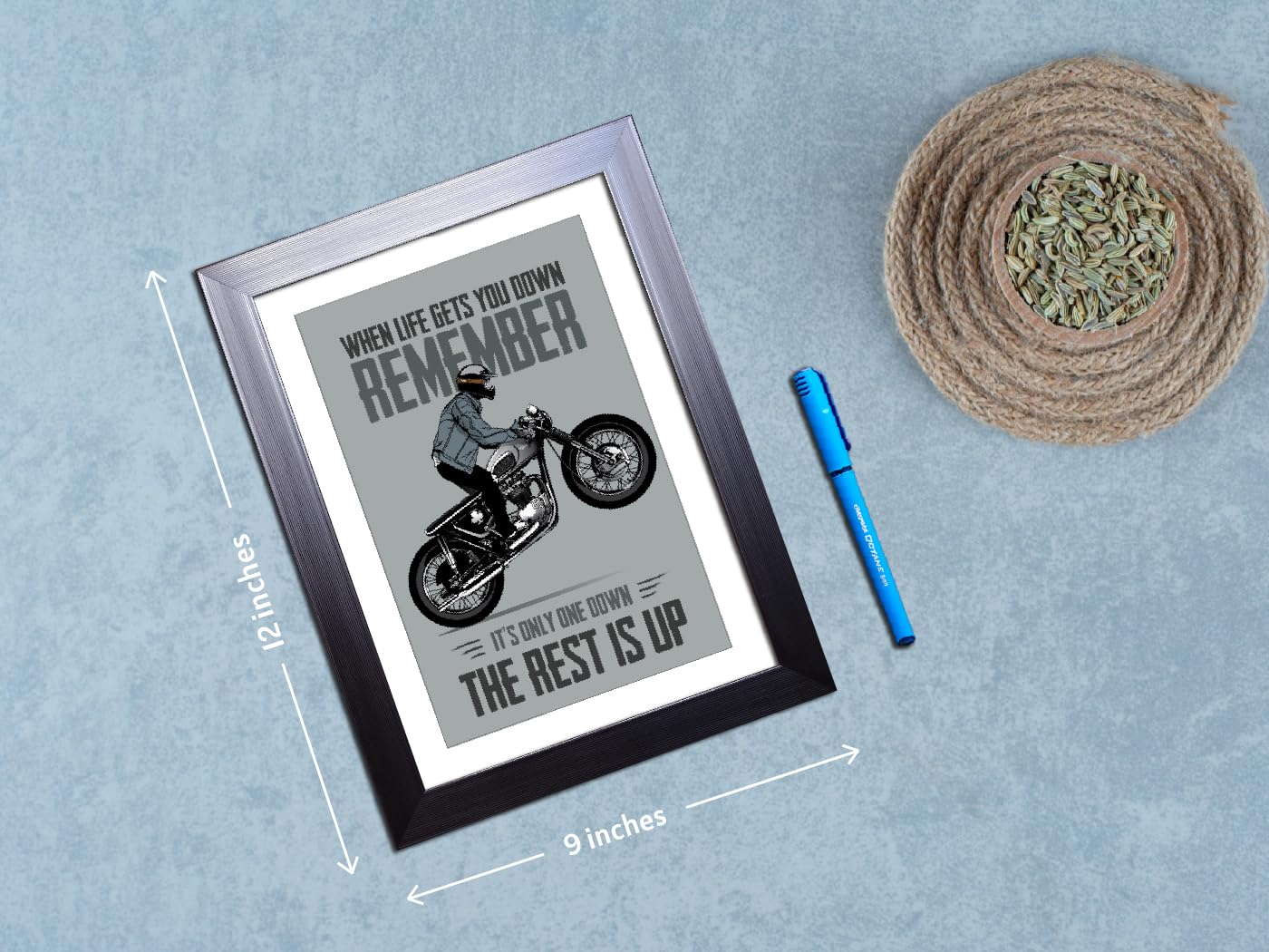 Motorcycle Posters Framed - Motivational Wall Art -5 Motorcycle Posters Framed - Motivational Wall Art -5
