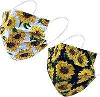 Vista 15 de Máscara de seguridad desechable de 3 capas de protección facial para adultos, 50 unidades (colores surtidos 4)