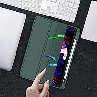 Vista 6 de ZryXal Funda para Nuevo iPad Pro de 11 Pulgadas 2022 (4ª generación)/2021 (3ª generación)/2020 (2ª generación) con Soporte para Lápiz, Funda