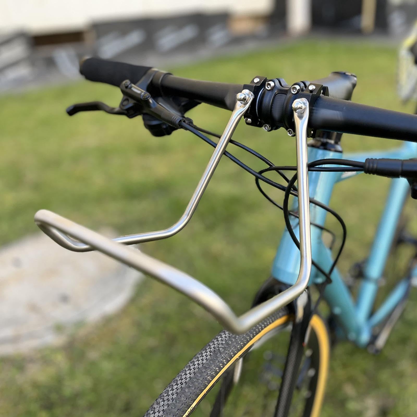 Milageto Porte-Bagages Avant pour vélo en Acier Inoxydable, Accessoire de Remplacement Robuste, Sac de vélo Professionnel à Grande capacité de