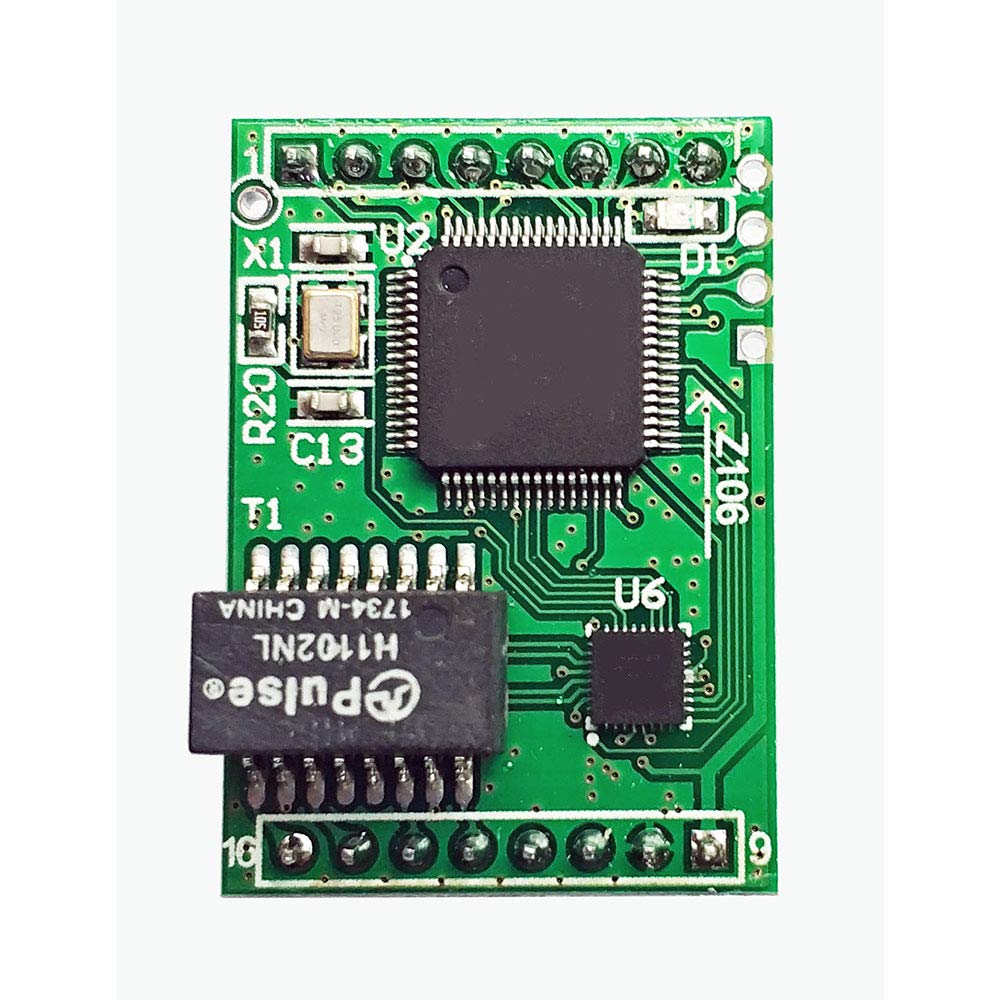 Taidacent Ethernet Device Server 2CH TTL to Network Internet of Things Serial Port to Network Serial Server Network to Serial Port Adapter (Module)