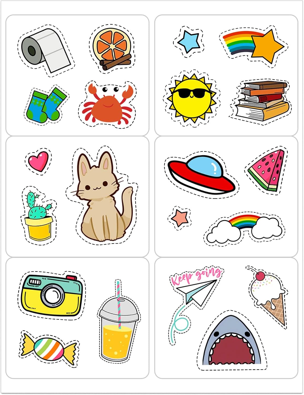 600 Labels 100 Sheets 3-1/3" x 4" 6 up Shipping Address Labels for Laser & Inkjet Printer - 6 Per Page Mailing Labels, 3-1/3" x 4" Printable Stickers Paper image 4