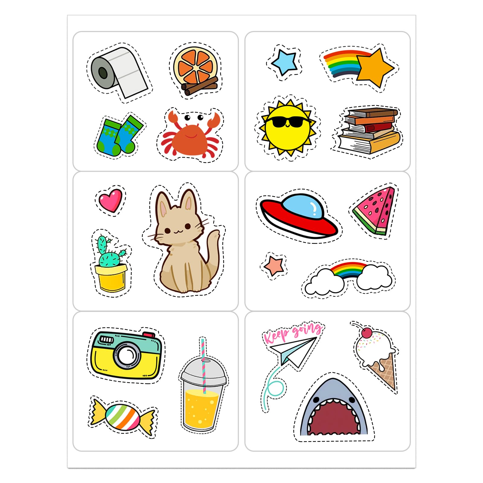 Anylabel 31/3 X 4 Shipping Labels 6 Per Sheet For Laser