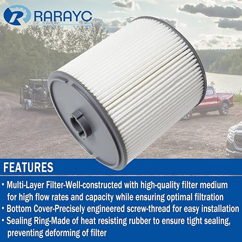 Miniatura 5 de (Actualización) Juego de separadores de agua con filtro de combustible Cummins de 6.7L para motores diésel Ram Turbo 68157291AA y 68436631AA 2019