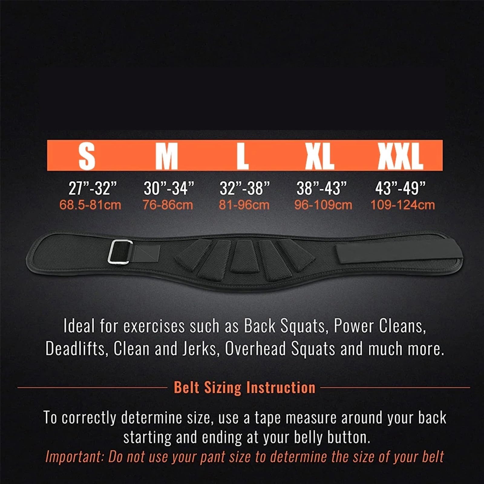 Cinturon Halterofilia Cinturones de levantamiento pesas for hombres y mujeres Cinturón entrenamiento soporte for la espalda baja el núcleo for fitness para el Gimnasio