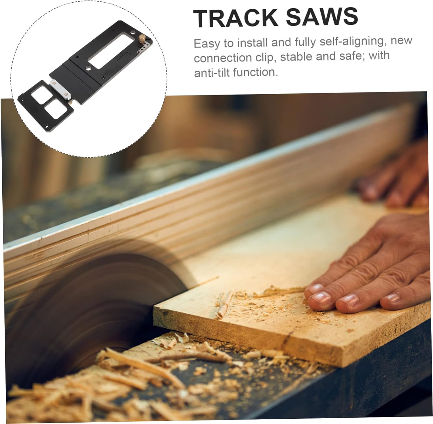 Right Angle Circular Saw Guide Compact Track Rail for Electric Saws Cnc-milled Easy Installation -tilt Function Compatible and