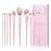 Jessup Pink Makeup Brushes Set 14Pcs Make up Brushes Premium Vegan Foundation Concealer Blush Eyeshadow Eyeliner Powder Highlighter Blending Face Brush Set, T495