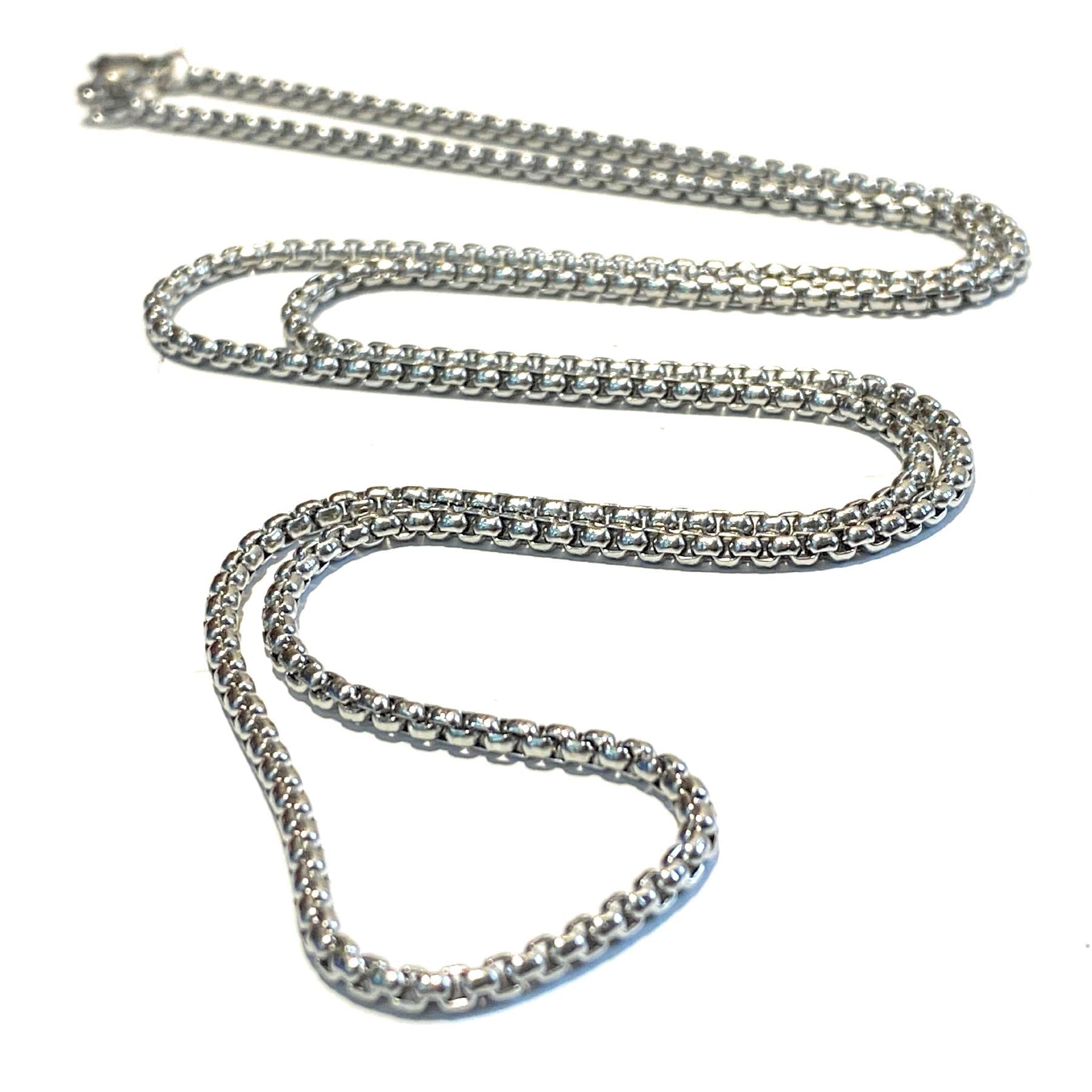 Catenina In Acciaio Inox Veneziana - Lunghezza 40-70 Cm, 2.5 Mm, Uomo/Donna - Foto 10