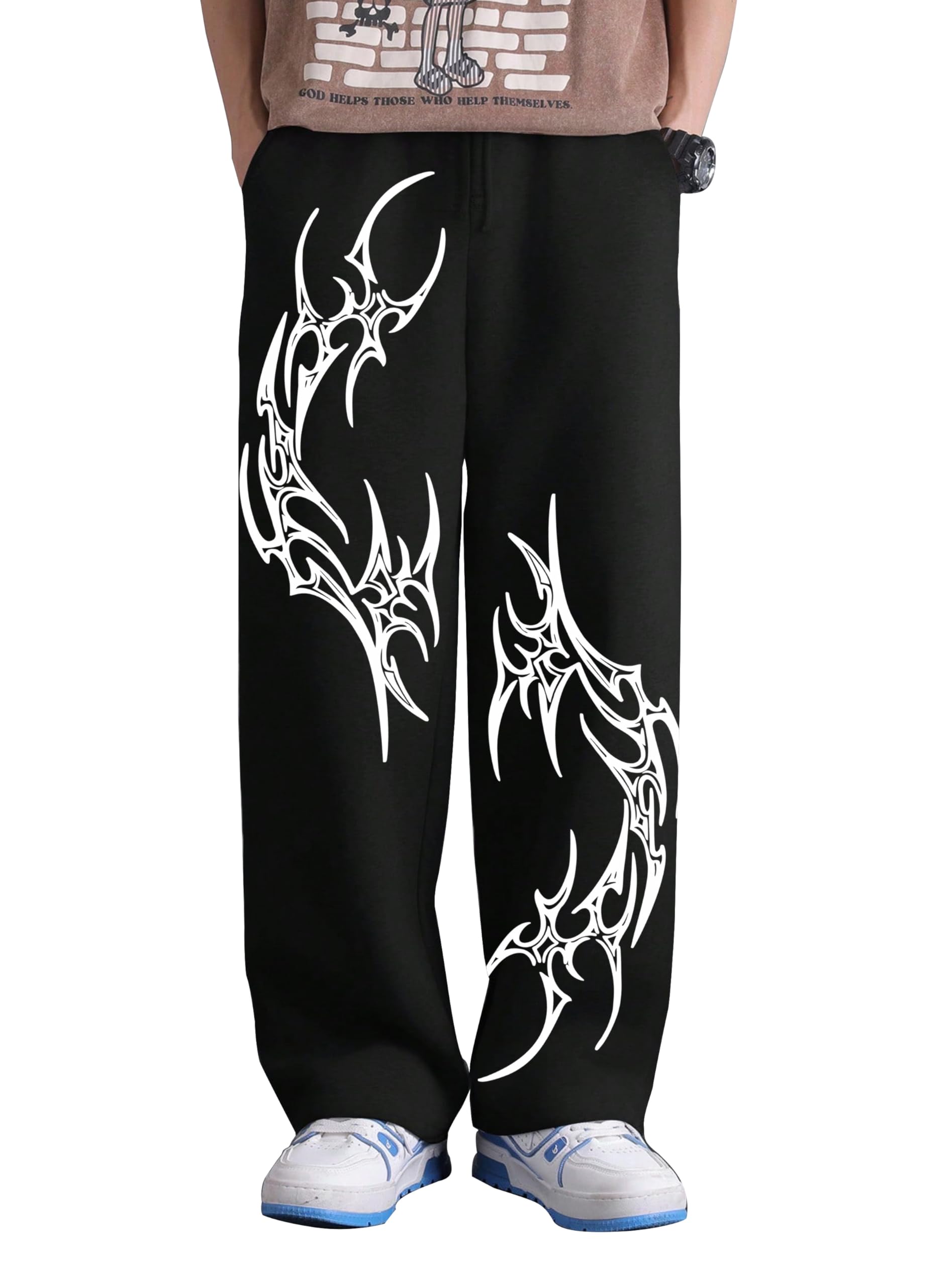 Anime Jogger Pants Track Pant Casual Wear Lower for Kids-image-36