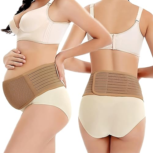Miniatura 4 de Banda transpirable para el vientre para el embarazo, cinturón de apoyo ajustable para maternidad con extensor extra que proporciona soporte para el