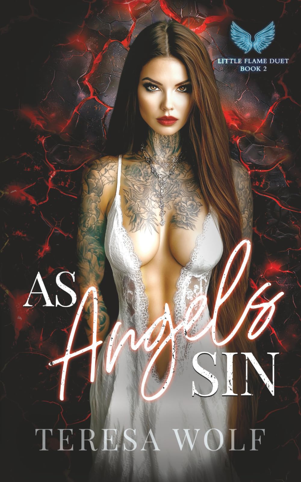 As Angels Sin: A Dark Enemies to Lovers Mafia Romance (Little Flame Duet Book 2)