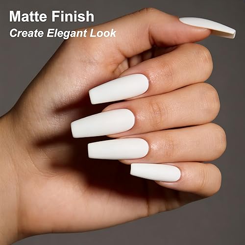 Miniatura 3 de YTD Likomey Esmalte de uñas de gel blanco, 0.0 fl oz, para manicura y pedicura en casa, para otoño e invierno, esmalte de color UV, 0.5 onzas