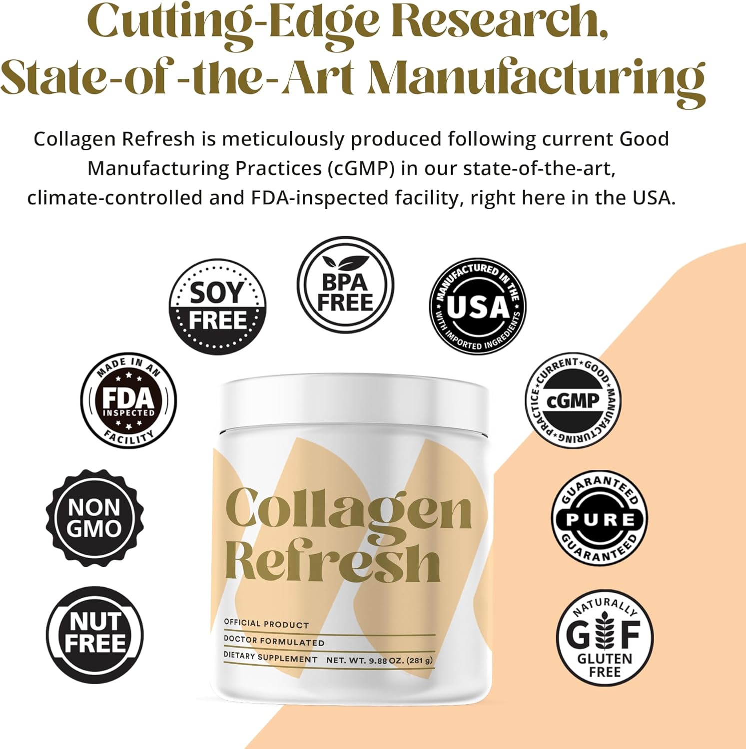 Collagen Powder for Women - Hydrolyzed Collagen Peptides Powder - Collagen Protein - Collagen Supplements for Hair, Skin, Nails, Joints - 9.88 oz - Fruit Smoothie Flavor - Image 9