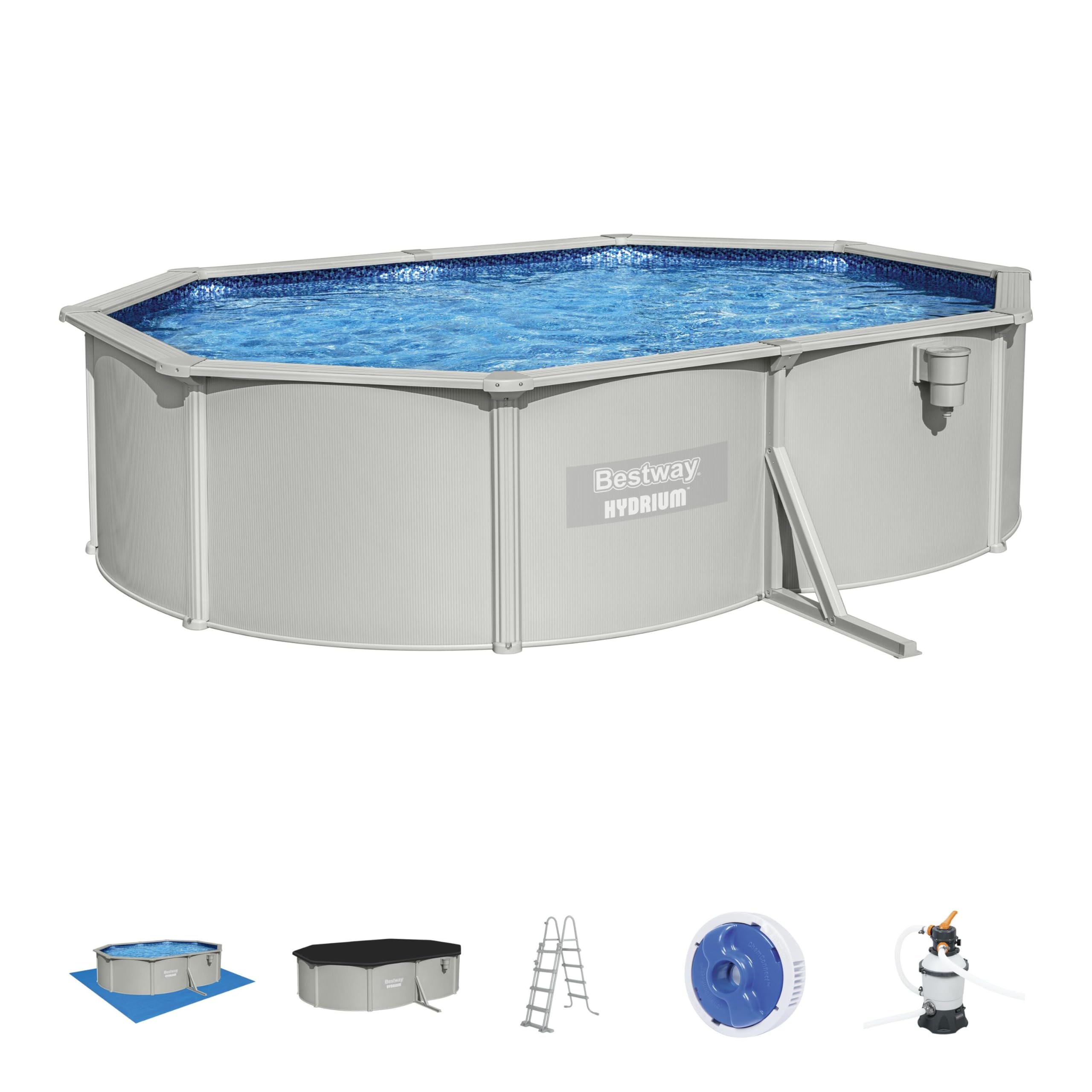Bestway 56586-4 Set piscina fuori terra Hydrium da 500x360x120 cm