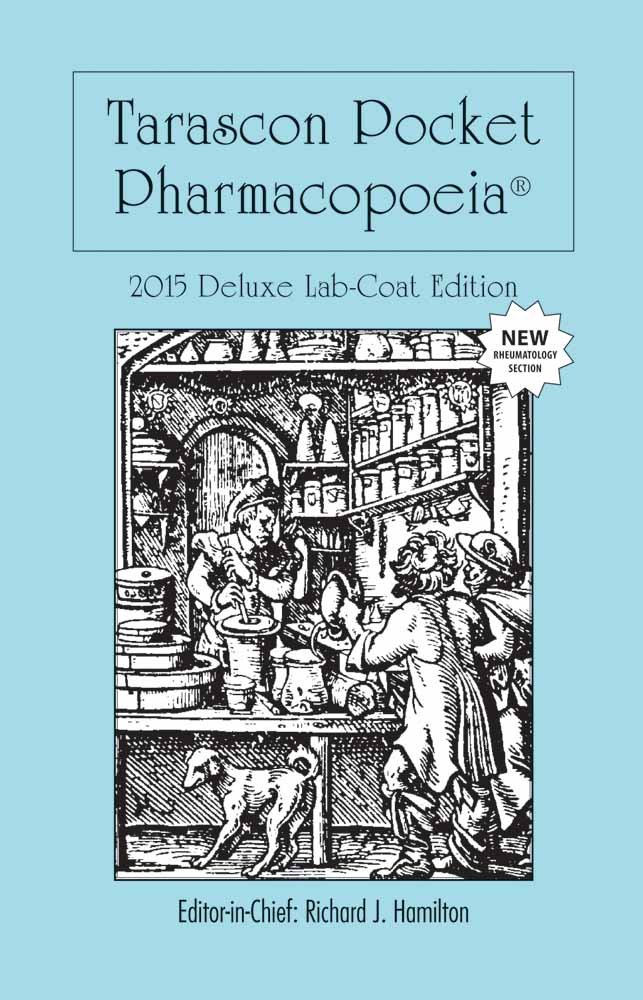 Tarascon Pharmacopoeia 2015: Lab Coat Edition