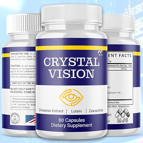 Miniatura 2 de Crystal Vision Capsules, pastillas oficiales de CrystalVision para la salud ocular con todos los ingredientes naturales, apoyo avanzado