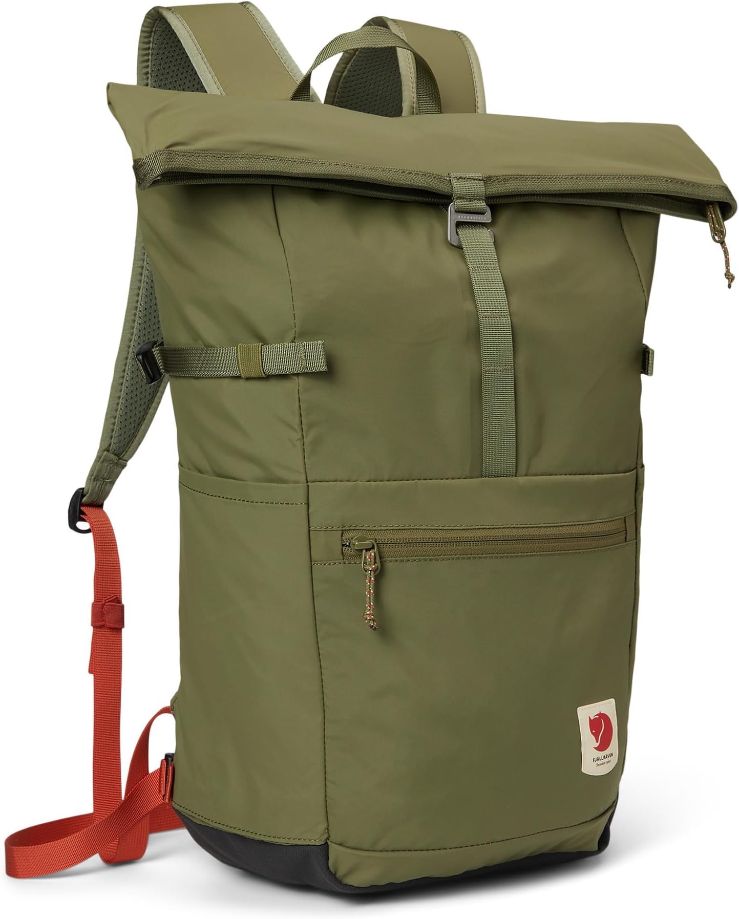 Fjällräven High Coast Foldsack 24 Backpack - Lightweight, Quick-Dry Fabric, Water-Resistant Design - Hiking, Travel, Green