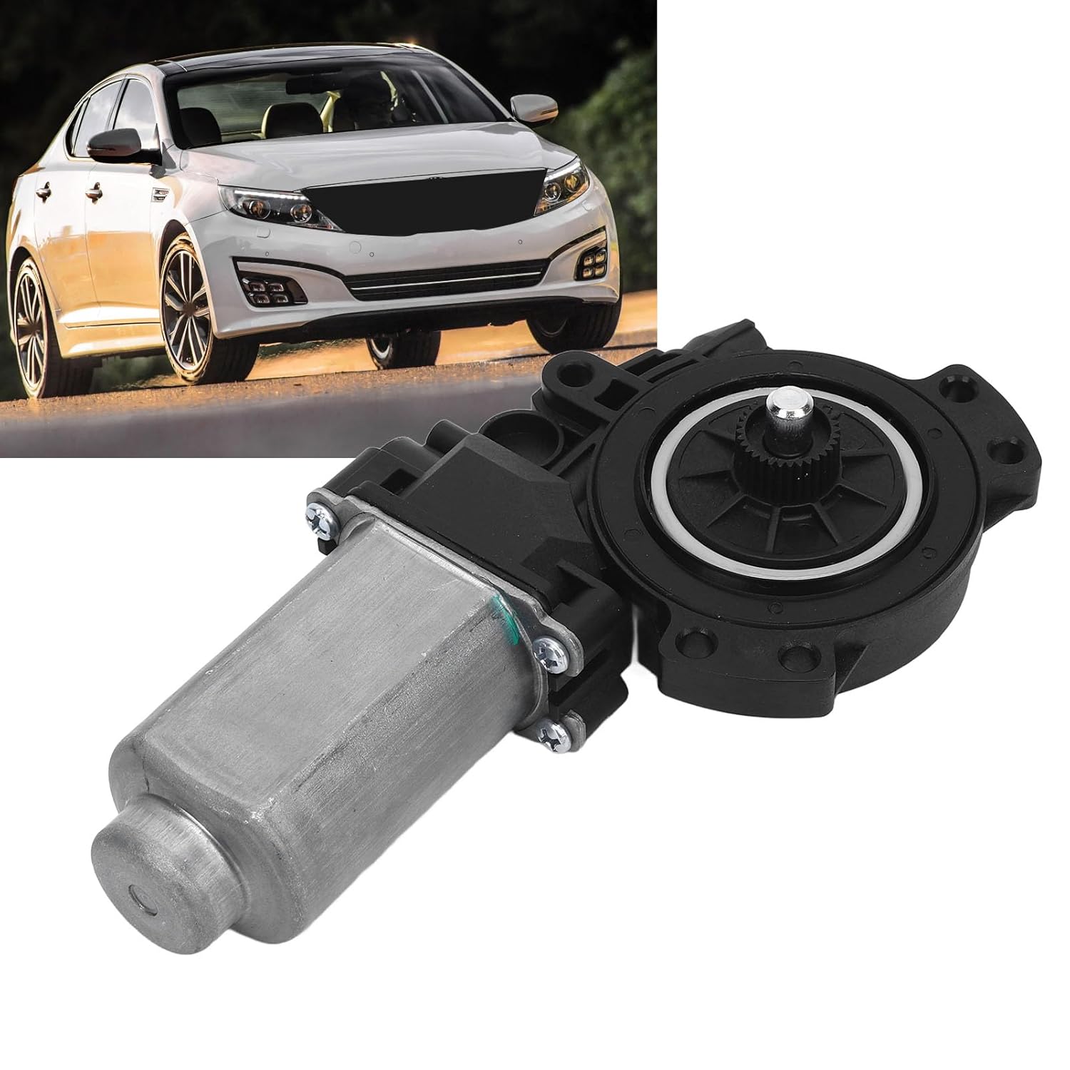 Passenger Side Front Right Power Window Motor Compatible with Kia Optima 2011 2012 2013 2014 2015 Replaces OE 82460-2T000 824602T000 Window Regulator Motor