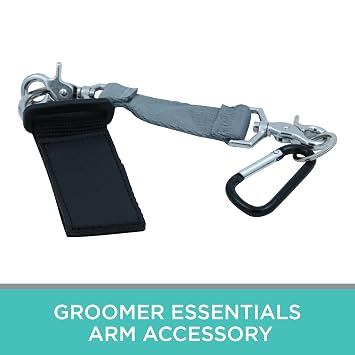 Groomer Essentials Adjustable Dog Grooming Arm Restraint Multi-Use Pet Table Accessory for Professional Groomers & Veterinarians Secure Hold for Dogs of All Sizes