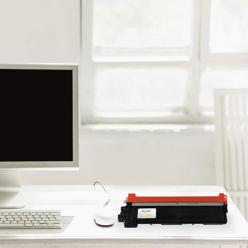 Miniatura 7 de Tinta y tóner prémium | Cartucho de tóner refabricado para TN-210Y - Cartucho de impresora láser de rendimiento estándar compatible con Brother