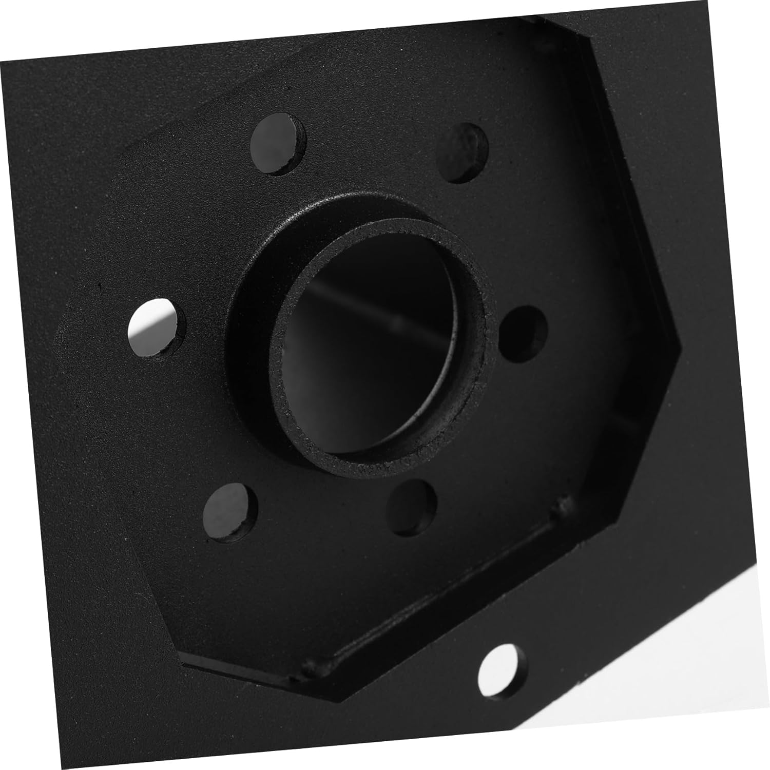 Gadpiparty Metal Square Fence Post Base Bracket for Deck and Gazebo Support Heavy Duty Post Mounting Brackets for Mailbox and Wood Fence Applications