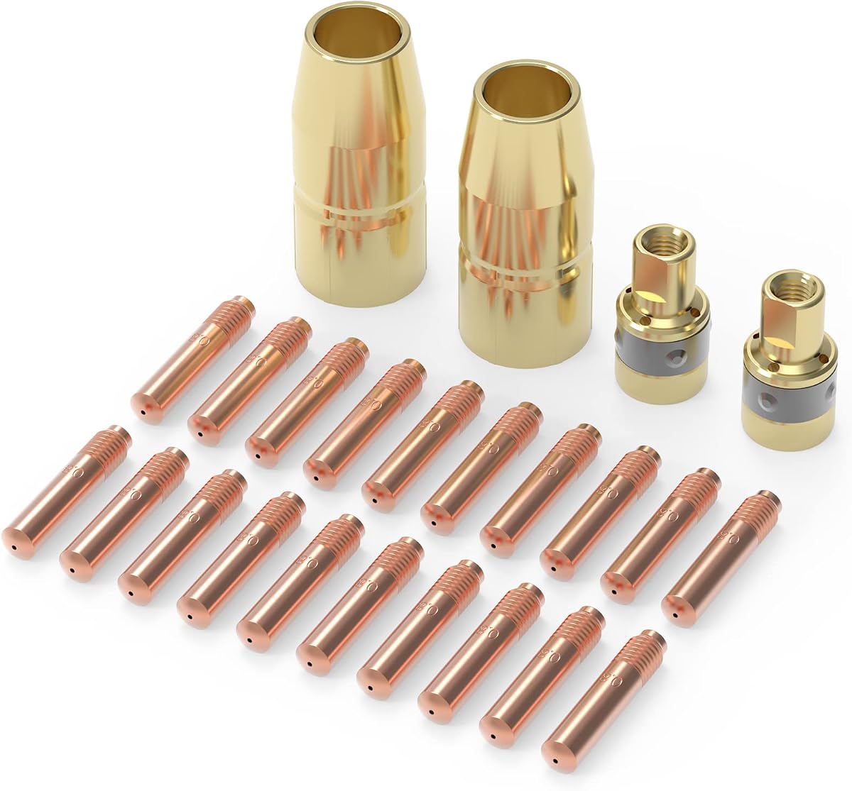 MIG Welding Gun Accessory Kit, 0.030" Tip-Nozzle-Diffusers | compatibility with Miller Millermatic M-100/150 Hobart H-9/10, straightforward replacement, easy setup