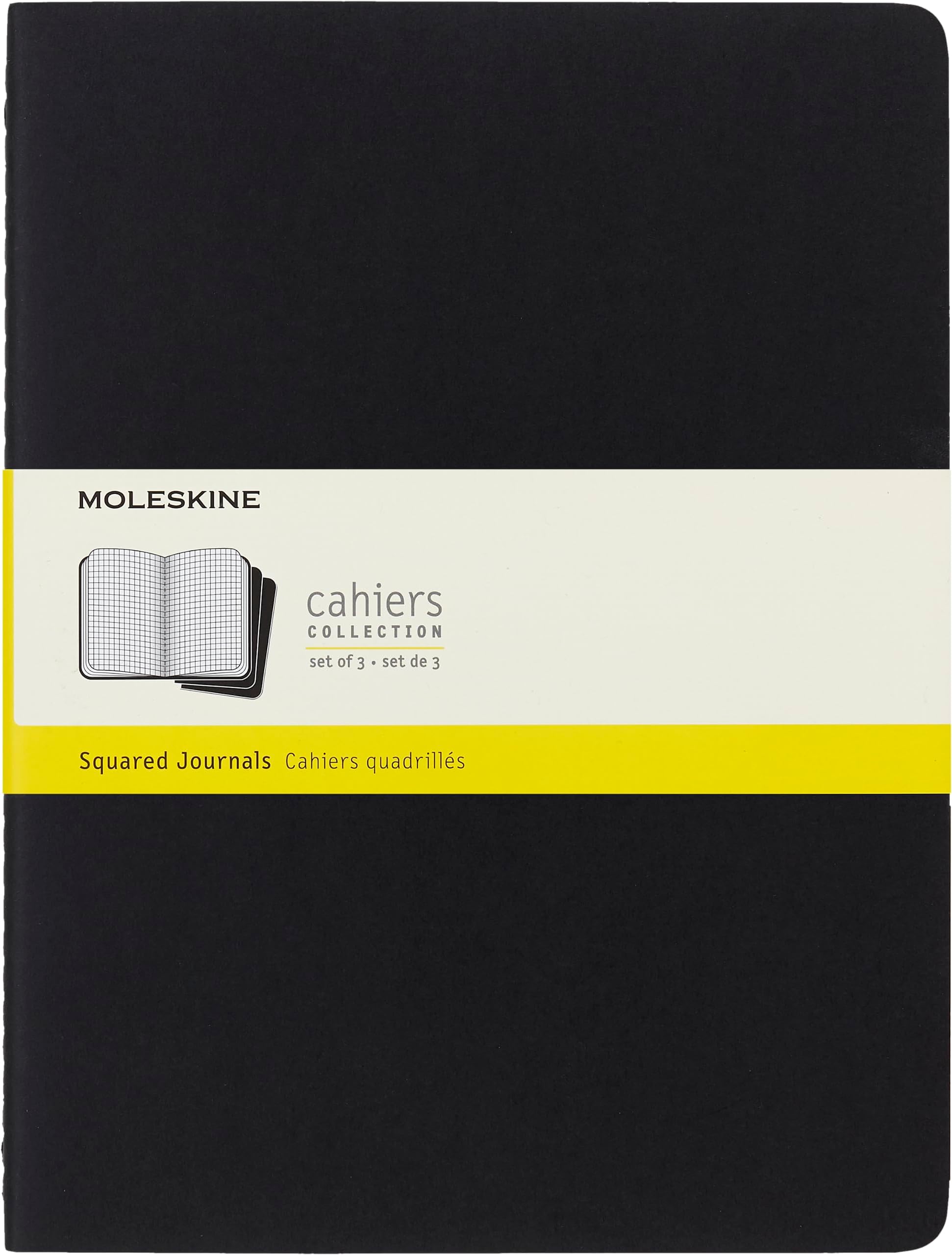 Moleskine S05025 XLarge Squared Cahier - Black