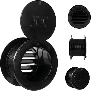 Iron Forge Tools Garage Door Vent Kit, 4 Inch Exhaust Port
