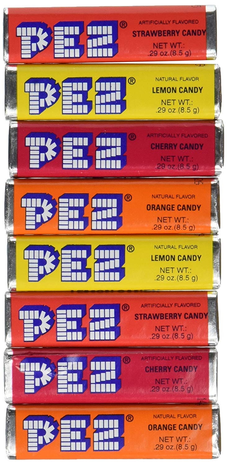 Pez Candy Refill Rolls, 25 Count Choose Your Favorite Flavor! Assorted