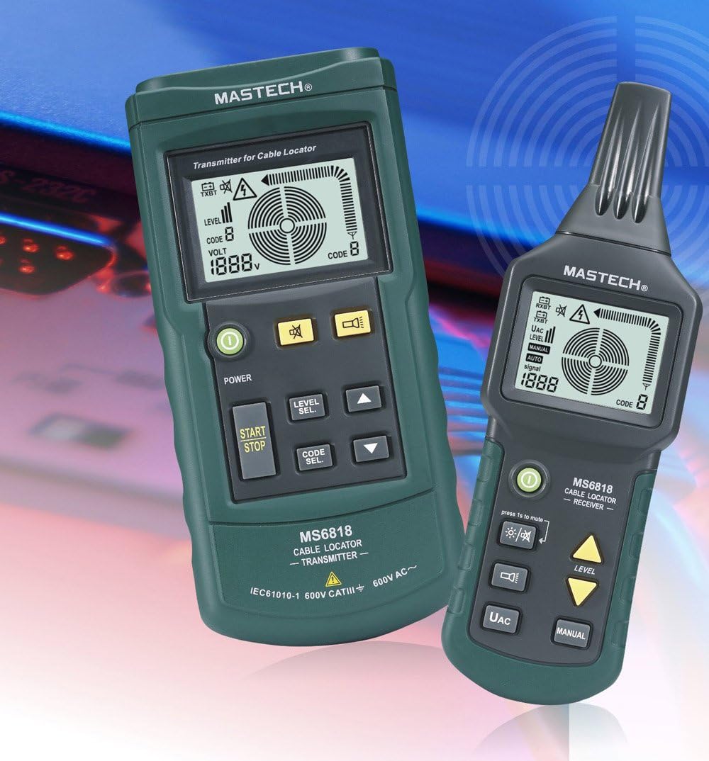 Best Review Mastech Wire Tracker Test Cable Network Cable Telephone Cable Underground Pipe Ms6818