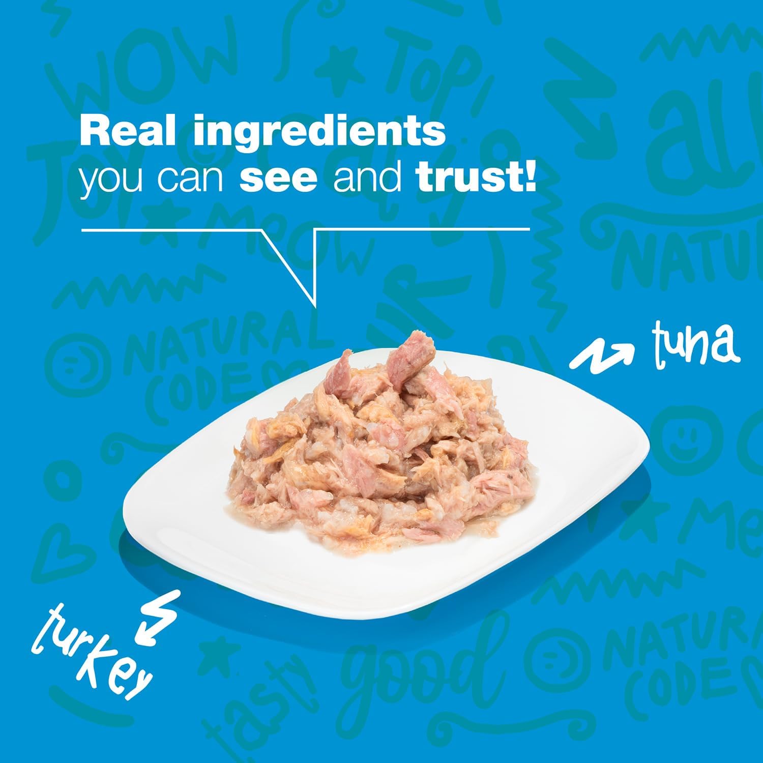 Natural Code - Wet Cat Food, Limited Ingredient Cat Food, High-Protein, Non-GMO, No Artificial Additives, Made in Italy, Tuna & Turkey in Aspic for Adult Cats (3 oz, 24 Pack)