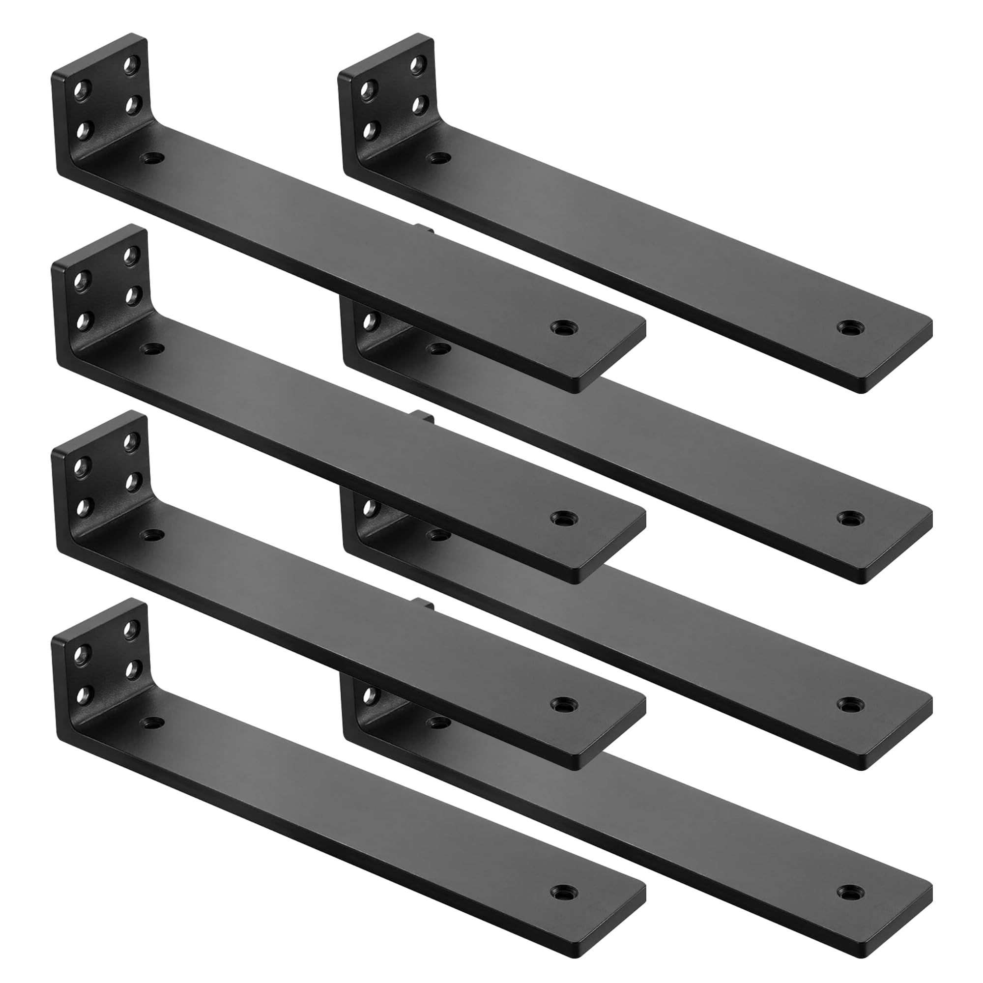 Aunulahca Floating Shelf Brackets 12 inch - shelf brackets and supports | Mubboo