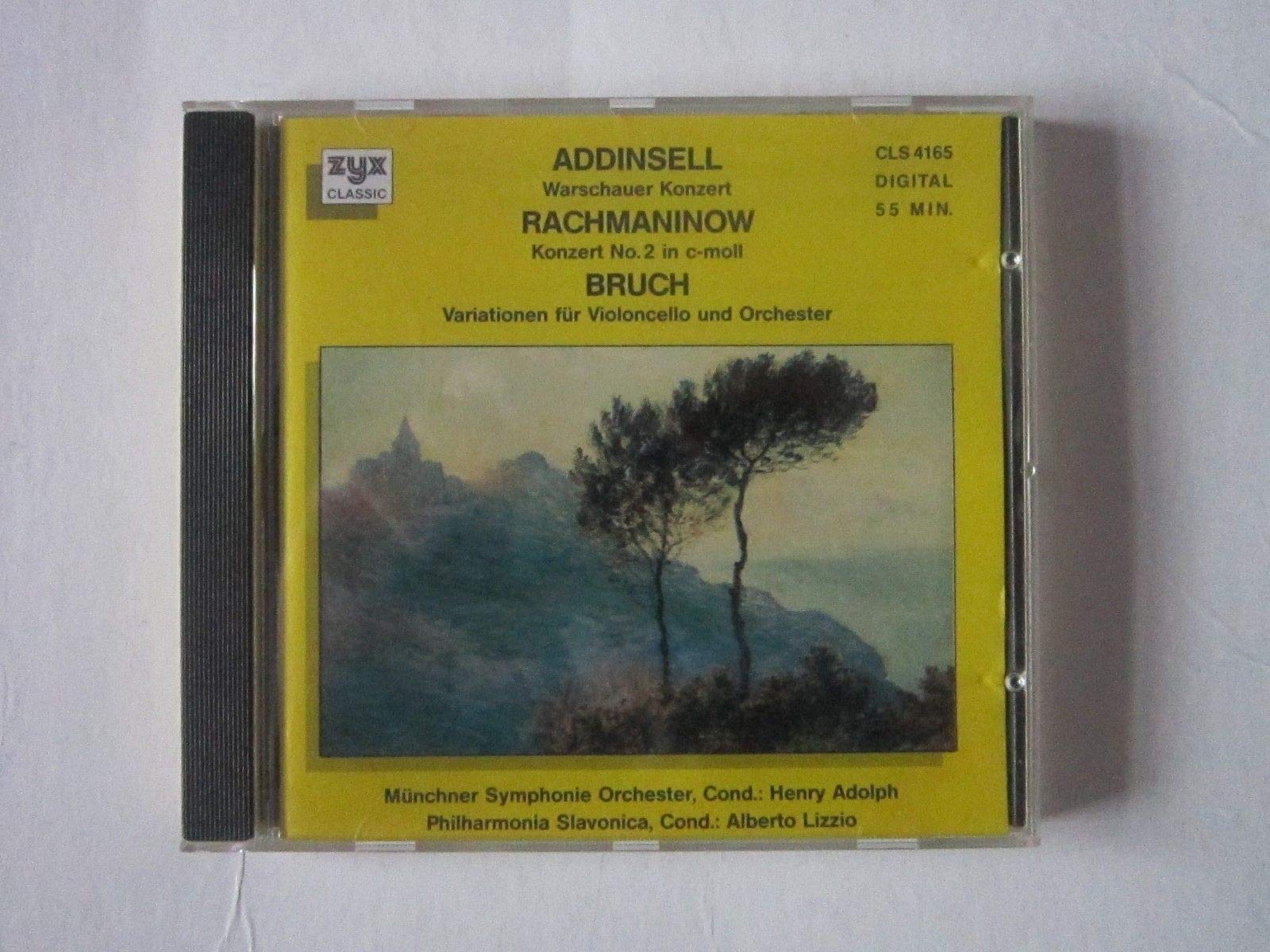 Addinsell: Warschauer Rachmaninow: Konzert No.2 in c-moll Bruch: Variationen für Violoncello und Orchester