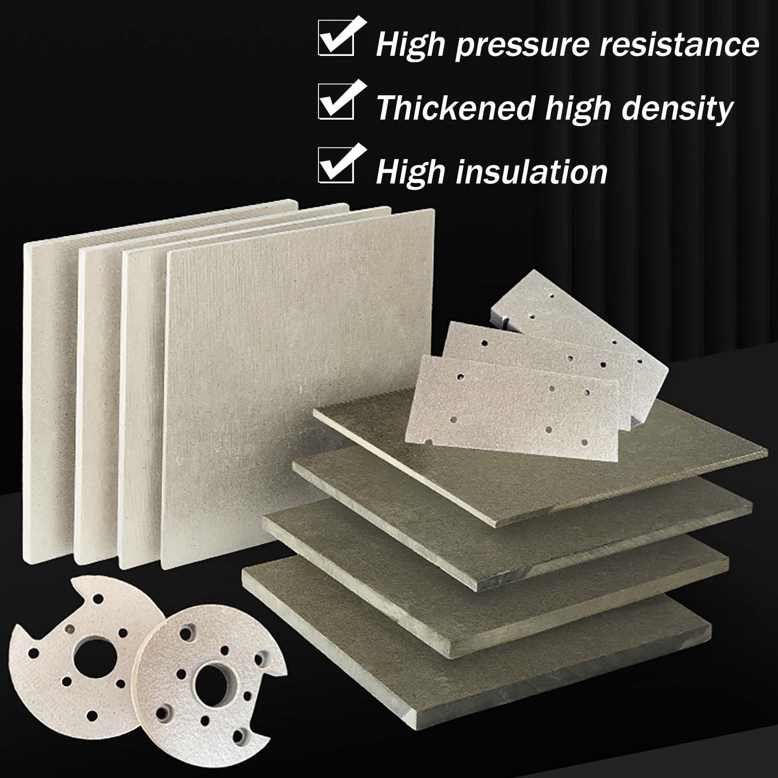Glimmerplatte zur elektrischen Isolierung Hitzebeständigkeit, Flexible & langlebige Mica Sheet für DIY & Bastelprojekte,6mm,400x500