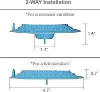 Vista 4 de tapón atrapacabello, cubierta para fregadero