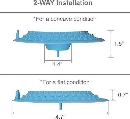 Miniatura 4 de tapón atrapacabello, cubierta para fregadero
