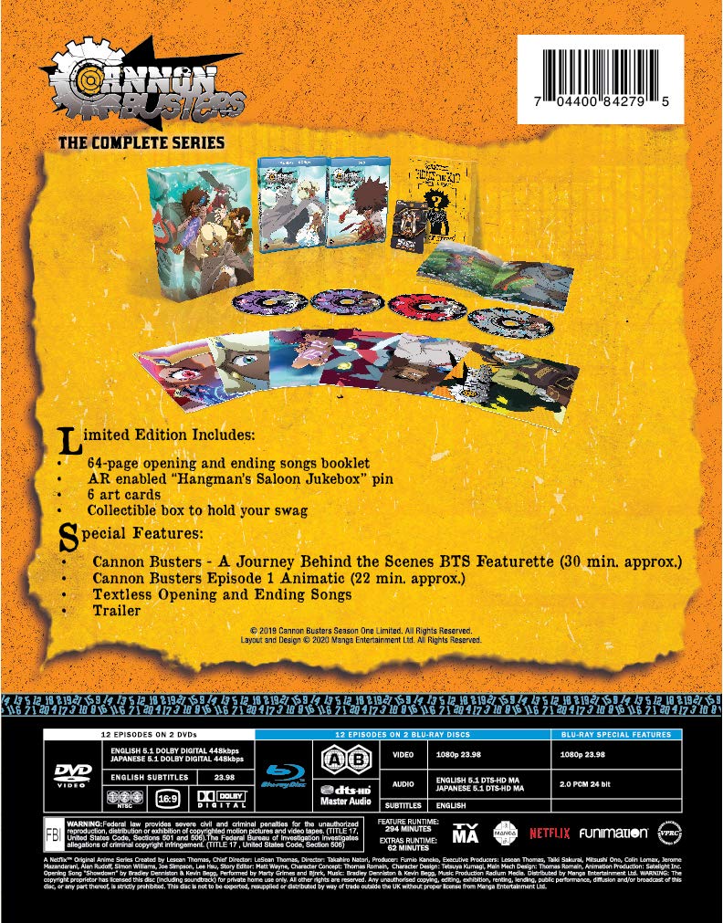 Cannon Busters - The Complete Season - LE