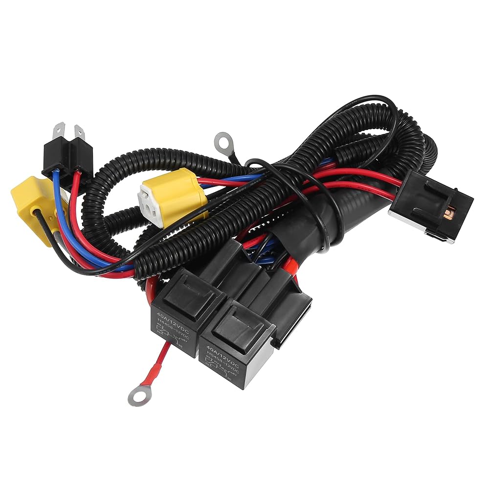 Amazon.co.jp: X AUTOHAUX ヘッドライトプラグワイヤー H4車の